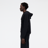 New Balance New Balance Stacked Logo French Terry FZ Hoodie - black