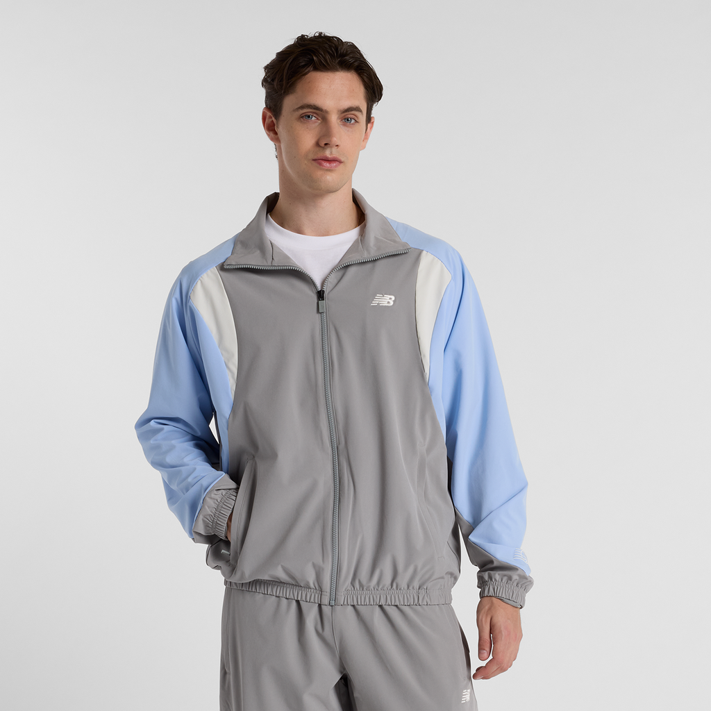 New Balance Woven Track Jacket - slate grey