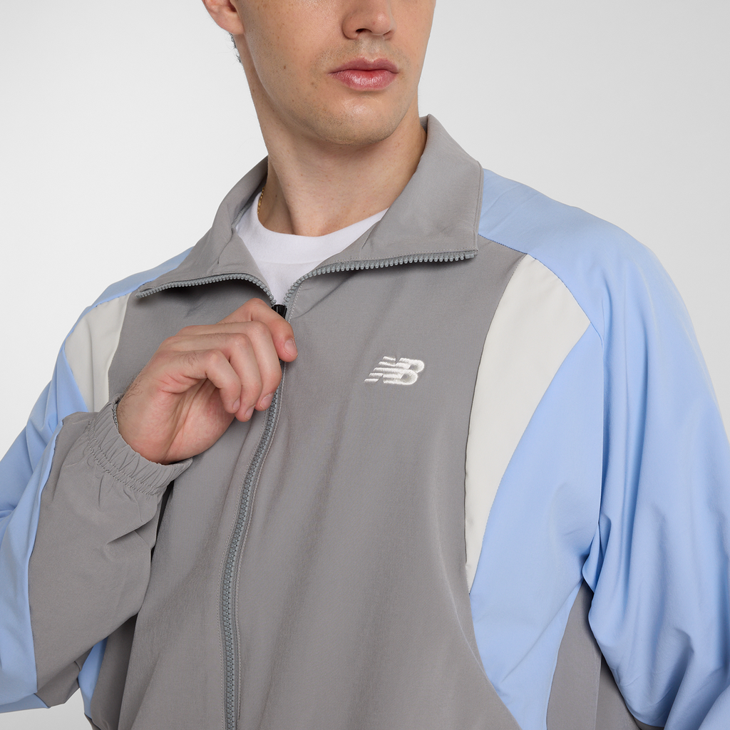 New Balance Woven Track Jacket - slate grey