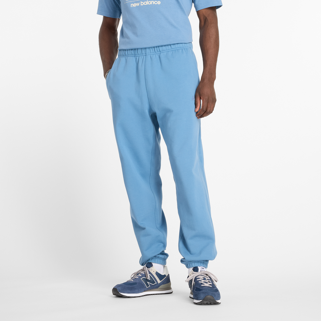 New Balance NB Athletics French Terry Jogger - heron blue