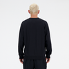 New Balance Sport Essentials Small Logo French Terry Crew - black