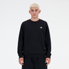 New Balance Sport Essentials Small Logo French Terry Crew - black