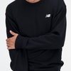 New Balance Sport Essentials Small Logo French Terry Crew - black