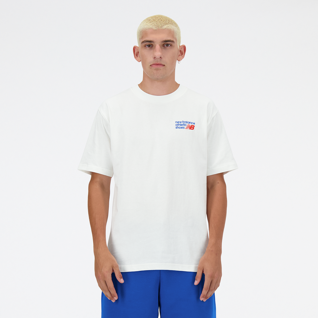 New Balance Athletics Premium Logo T-Shirt - sea salt