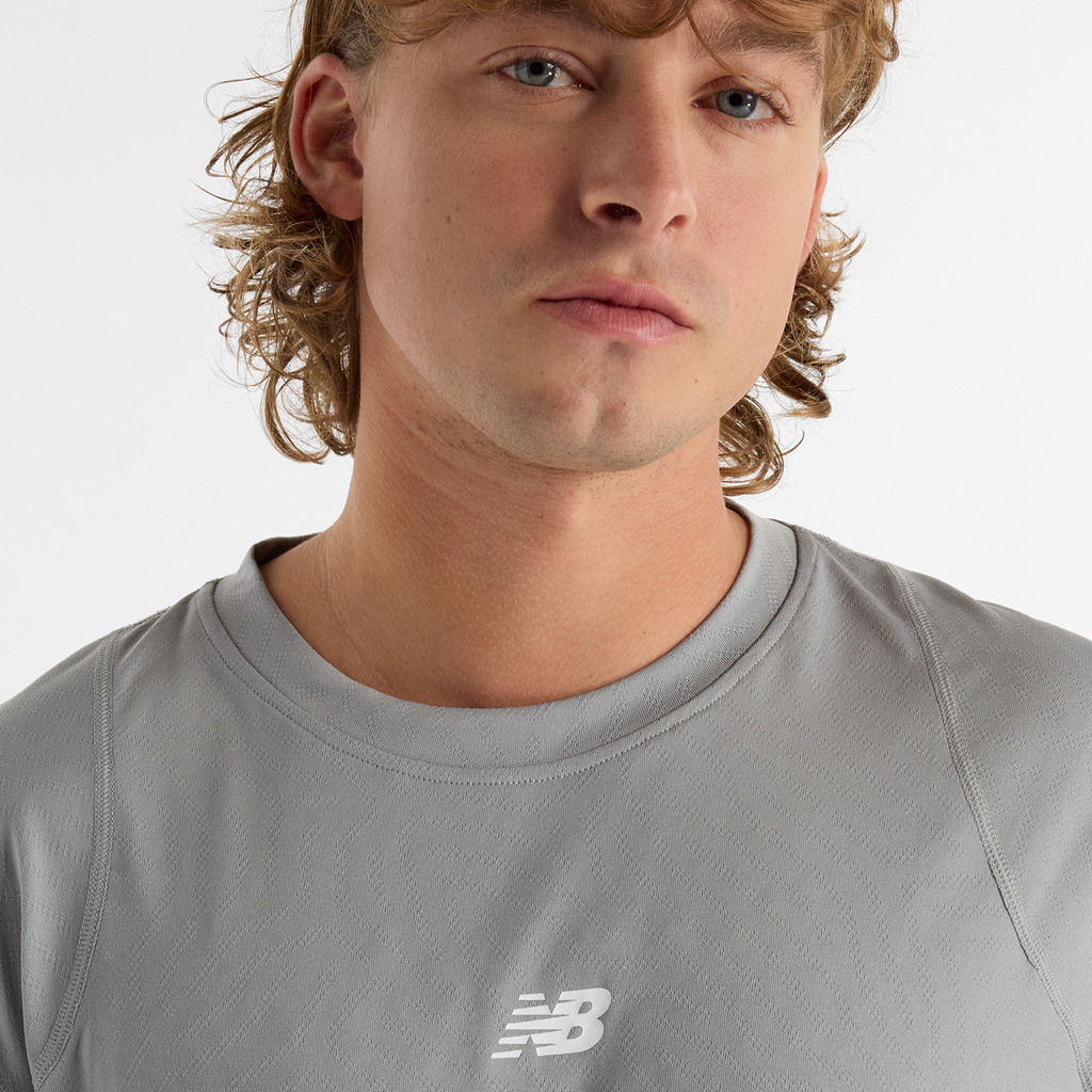 New Balance Jacquard T-Shirt - slate grey