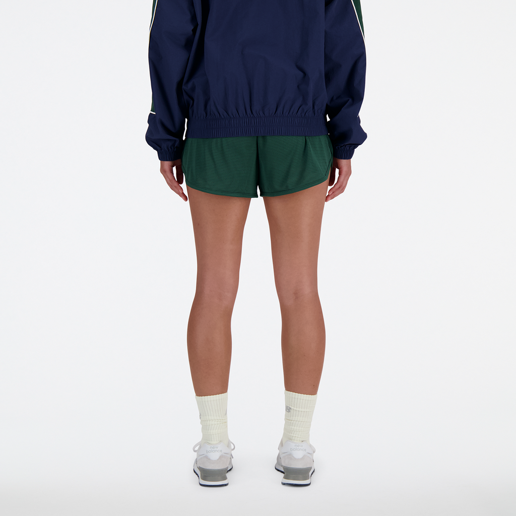 New Balance W NB Athletics Mesh Short - nightwatch green