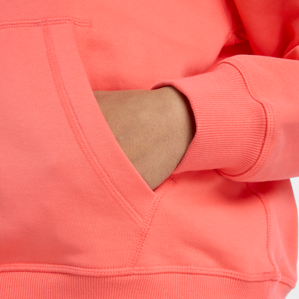 New Balance W NB Athletics French Terry Hoodie - drift red