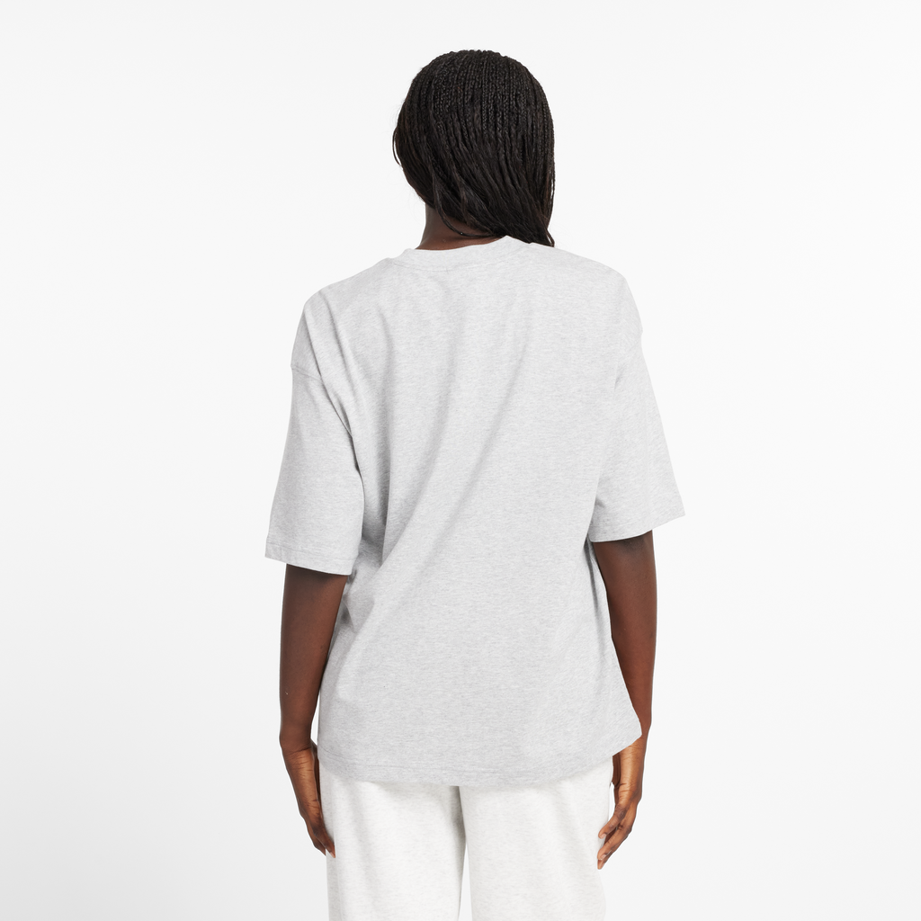 New Balance W New Balance Oversized Flower T-Shirt - athletic grey