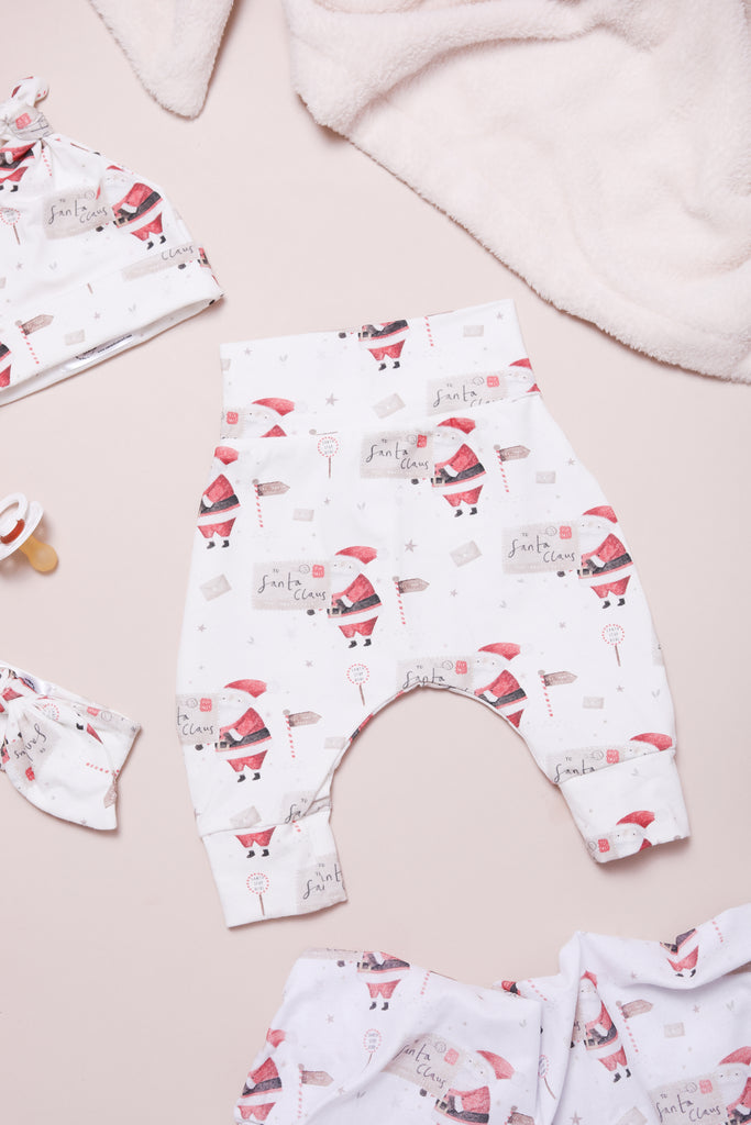 Santa baby leggings and accessories (Organic) Sue and Samuel