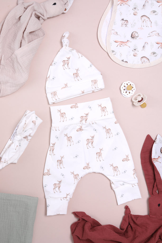 Bambi baby leggings and accessories (Organic) Sue and Samuel