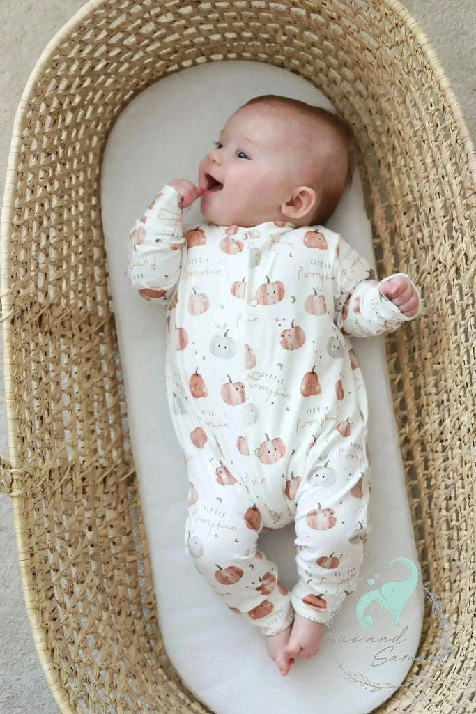 Sleepsuit Little Pumpkin (organic) Sue and Samuel