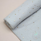 Muslin cloth - Mint gold dots Sue and Samuel